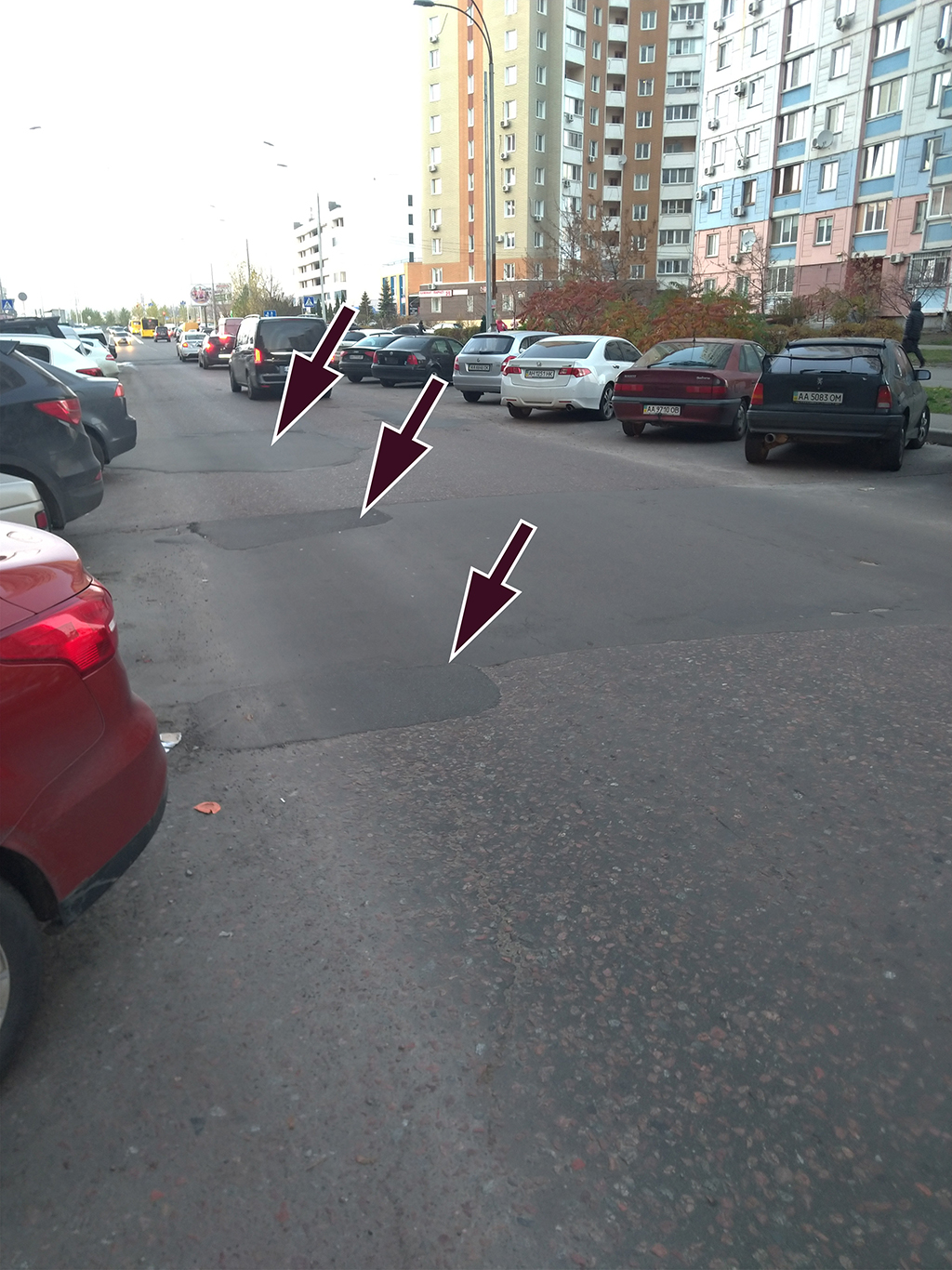 Результат ямкового ремонту Київ, вул.Драгоманова, 2 (АШАН) vkd.kiev.ua Результат ямкового ремонту Київ, вул.Драгоманова, 2 (АШАН)